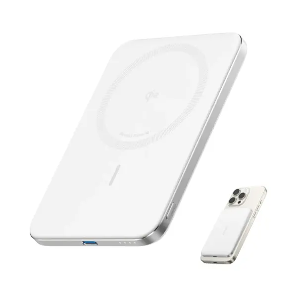 Anker Nano Powerbank (5K, Magnetisch, Slim) Weiß thumbnail
