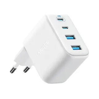 Anker Zolo 50W Usb C Ladegerät, 4-Port Netzteil Mit 2 Usb-C Und 2 Usb-A, Kompaktes Schnellladegerät Für IPhone 17 Pro Max/16/15/14/13-Serie, IPad,