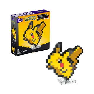 Mega Pokémon Pikachu Building Toy Kit (400 Pieces) Retro Set for Collectors