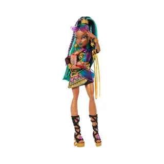 Monster High Nefera De Nile Doll with Pet Scarab Lavish and 7 Accessories like Purse and Snacks