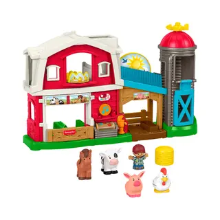Fisher-Price Little People Caring Fun Animal Farm Playset Toddler Learning Toy, Multilanguage Version