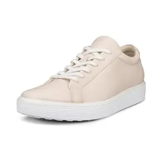 Ecco Womens Soft 60 Leather White Shoes 7.5 Uk