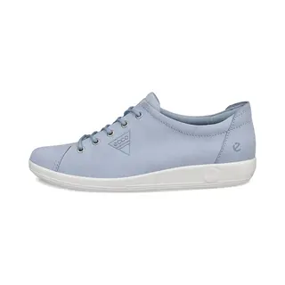 Ecco, Vrouwen, Lace-Ups, Soft 2.0 Dames Sneaker - Blue - Maat 38, Blauw, (38)