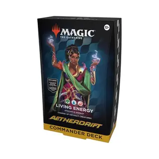 Magic: The Gathering Magic, The Gathering Ätherdrift Commander-Deck – Lebendige Energie (Englische Version)