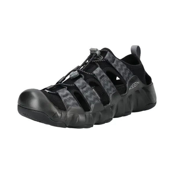 Keen Men's Hyperport H2 Closed Toe Breathable Easy On Comfortable Hiking And Water Sandals, Schwarz/Stahlgrau, 42.5 Eu thumbnail