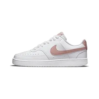 Nike Women's Court Vision Low Next Nature Sneaker, White/Pink Oxford, 5 Uk