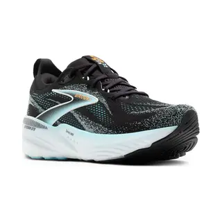 Brooks Men's Glycerin Gts 22 Running Shoes, Black/Atomizer/Blazing Orange, 8.5