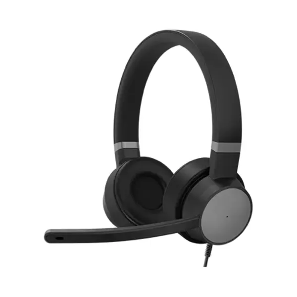 Lenovo Go Wired Anc Kopfhörer Kabelgebunden Kopfband Car/Home office Usb Typ-C Schwarz thumbnail