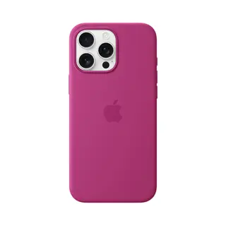 Apple iPhone 16 Pro Max Silikon Case mit MagSafe – Fuchsia