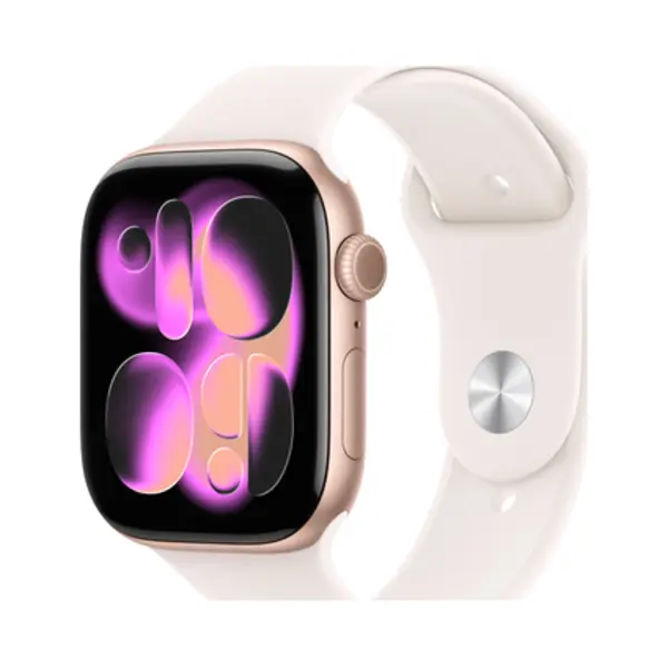 Apple Watch Series 11 Gps + Cellular 46mm Rose Gold Aluminium Case with Light Blush Sport Band - M/L thumbnail