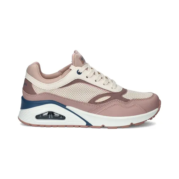 Skechers Uno - Heel Hints Sneakers Laag - Roze - Maat 36 thumbnail