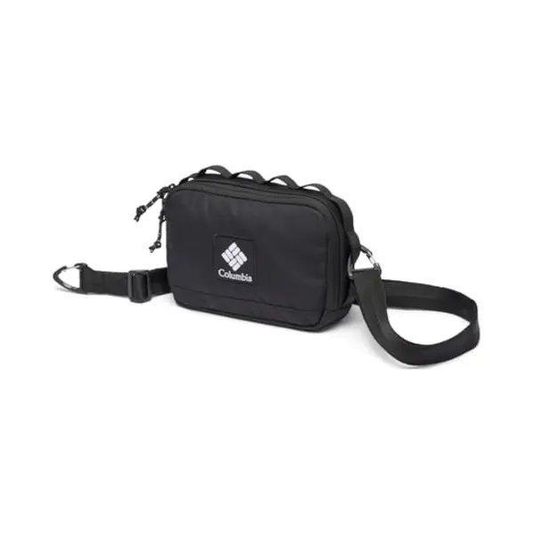 Columbia Unisex Trail Traveler Crossbody Bag, Sling Bag, Black, One Size thumbnail