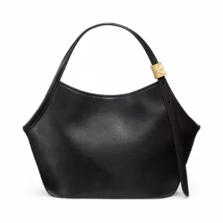Kate Spade For Woman. KN091 Deco Small Tulip Bag Black (Osfa), Casual, Leather