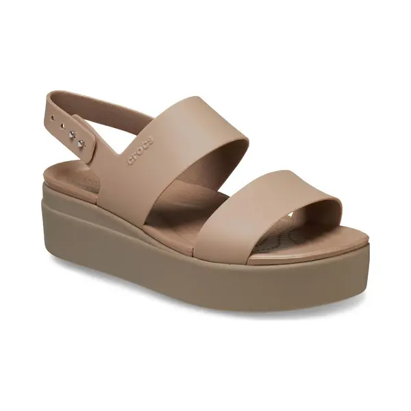 Crocs Femme Brooklyn Low Wedge Sabot, Latte Mushroom, 42/43 Eu thumbnail