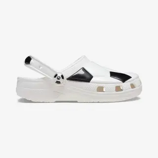Crocs Unisex Kinder Classic Soccer Ball Clog T Clog, White/Black, 25/26 Eu