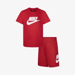 Nike Kids Club T-Shirt And Shorts Set In Red