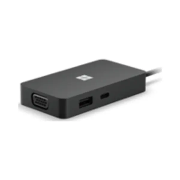 Microsoft Surface Usb-C Travel Hub Wired Usb 3.2 Gen 2 (3.1 Gen 2) Type-C Black thumbnail