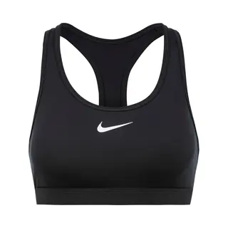 Nike Swoosh Medium Support Padded Sport-bh - Zwart