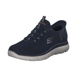 Skechers Herren Summits High Range Turnschuhe, Navy Mesh/Trim, 43 Eu
