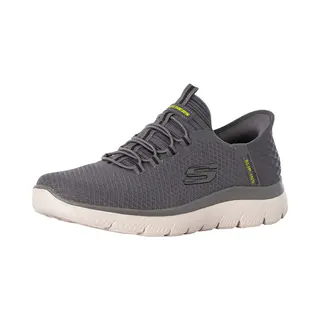 Skechers Men's Summits High Range Trainers, Charcoal Mesh/Trim, 8 Uk