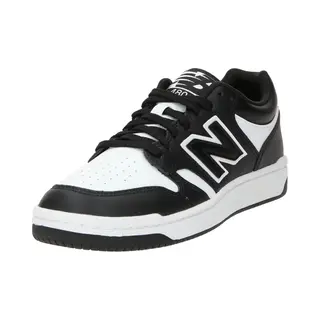 New Balance For Man. BB480LV1 Trainers 480 Black (42), Flat, Laces, Casual