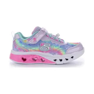 Skechers Flutter Heart Lights - Groovy Swirl 303253L-Lvaq, Girl Sneakers, Sports Shoes, Pink, 34 Eu