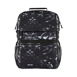Hp Campus Xl Marble Stone Backpack 16.1" Black, Gray