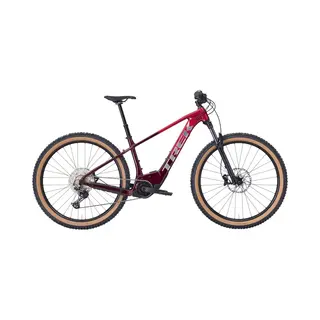 Trek Marlin + 8 Electric Mountain Bike In Fury Red And Lithium Fade