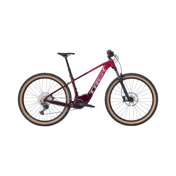 Trek Marlin + 8 Electric Mountain Bike In Fury Red And Lithium Fade thumbnail