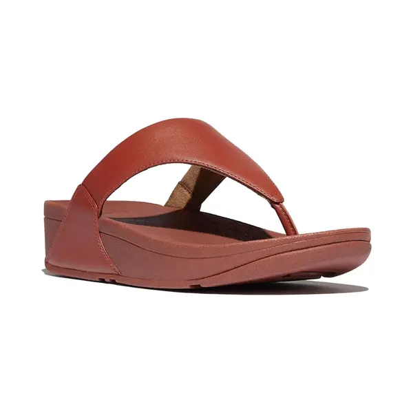 FitFlop Lulu Lederen Teenslipper - Microwobbleboard-zool Technologie - Maat 36 thumbnail