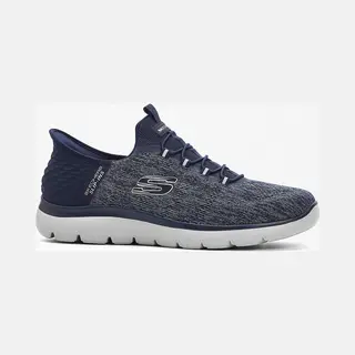 Skechers Men's Summits Key Pace Trainers, Navy Mesh, 7 Uk