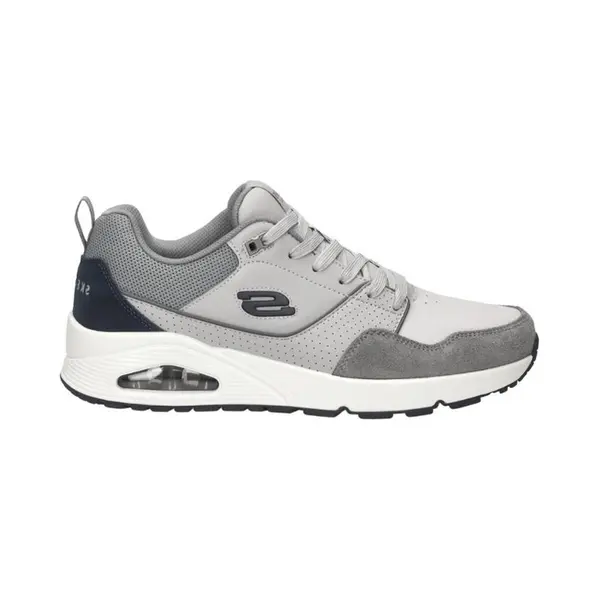 Skechers Uno - Retro One Heren Sneakers - Grijs thumbnail