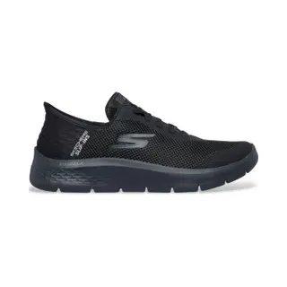 Skechers Für Herren. 216324 Slip-ins Go Walk Flex Hands Up Sneakers Schwarz (45), Wohnung, Schnürsenkel, Lässig, Sportlich, Multisport