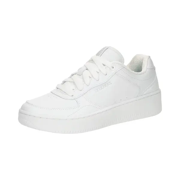 Skechers Sport Court 2.0 Wht White Womens Trainers 185160 In A Plain Man-made In Size 5 thumbnail