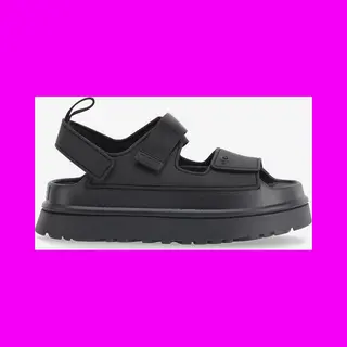 Ugg Goldenglow Damen Sandalen Pechschwarz - 37