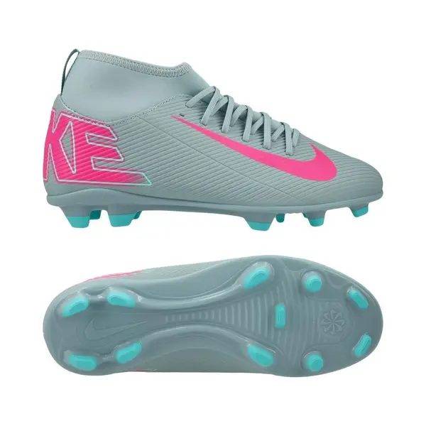 Nike Unisex Kinder Jr. Mercurial Superfly 10 Club Sneaker, Ocean Cube Pink Blast, 35.5 Eu thumbnail