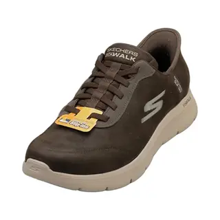 Skechers, Mannen, Sneakers, Go Walk Flex - Smooth Motion - Lifestyle Schuhe - Herren, Bruin, (44)