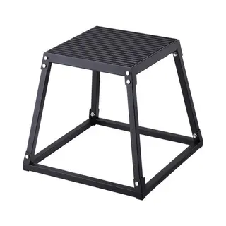 Vevor Plyometrische Sprungbox, 458 Mm Plyo-Box, Plyometrische Plattform Plyobox Schwarz, Rutschfeste Fitness-Übungs-Step-Up-Box Für Heimtraining,