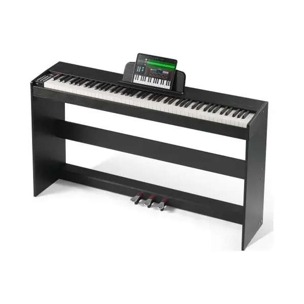 Vevor Digitale Piano Met 88 Toetsen, Elektrische Piano, Dubbel Toetsenbord, 1317x320x785mm thumbnail