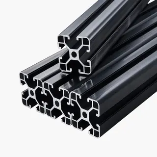 Vevor 4er Set 600 Mm T-Nut 4040 Aluminium-Strangpressprofil, Eloxierte Linearschiene Nach Europäischem Standard, Nutenprofil Für 3D-Drucker,
