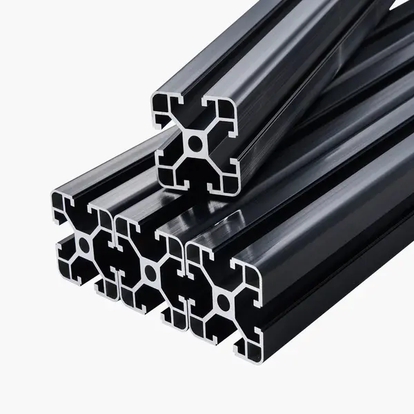 Vevor 4er Set 600 Mm T-Nut 4040 Aluminium-Strangpressprofil, Eloxierte Linearschiene Nach Europäischem Standard, Nutenprofil Für 3D-Drucker, thumbnail
