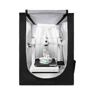 Vevor 3d-Printerbehuizing 55 X 65 X 75 Cm, Stofbestendige Beschermkap Met Constante Temperatuurregeling En Ledverlichting, Compatibel Met Gangbare