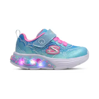 Skechers Lil Mermaid Inf Blmt Blue Kids Girls Trainers 303061N In A Plain Textile In Size 26