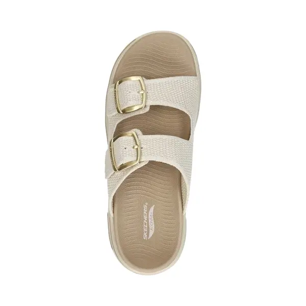 Skechers Go Walk Arch Fit 2.0 Sandal-C Dames Slippers - Naturel thumbnail