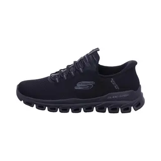 Skechers For Man. 233010 Slip-ins Glide Step Noxus Black Slippers (42), Flat, Laces, Casual