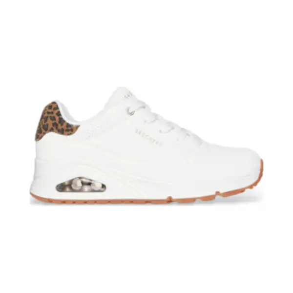 Skechers Sneakers Laag 'Uno' Bruin / Goud / Zwart / Wit thumbnail