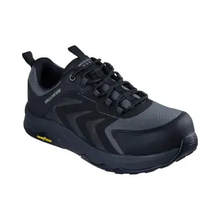 Skechers Speed-Flex Trekker Veiligheidssneaker Voor Heren 200255EC Blk Zwart