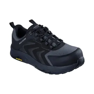 Skechers Speed-Flex Trekker Veiligheidssneaker Voor Heren 200255EC Blk Zwart