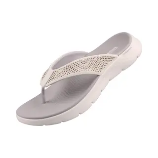 Skechers Beaded 3-Point Sandal For Women - Casual Thong Flip Flops