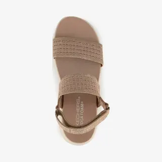 Skechers Women's Ultra Flex 3.0 Sandal Flat, Mokka, 37 Eu